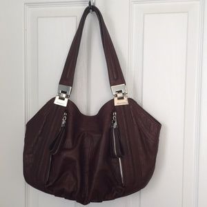 B. Makowsky Brown Croco Bag